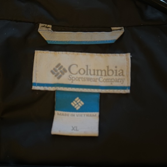 Warm Columbia microfiber winter coat, black XL - Picture 9 of 13